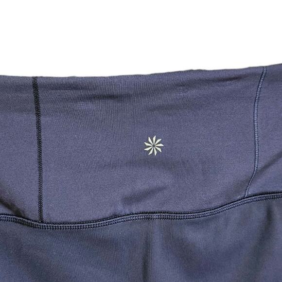 Athleta Fairway Golf Skort 18” Zip Pockets Tee Holder Stretch Navy Women’s 3X - Picture 7 of 10